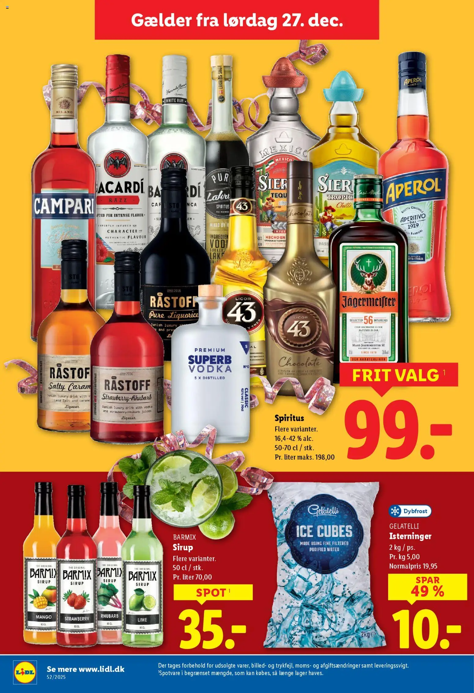 Lidl tilbudsavis – gyldig fra 27.12.2025 | Side: 16 | Produkter: Vodka, Lime, Chilli, Søm
