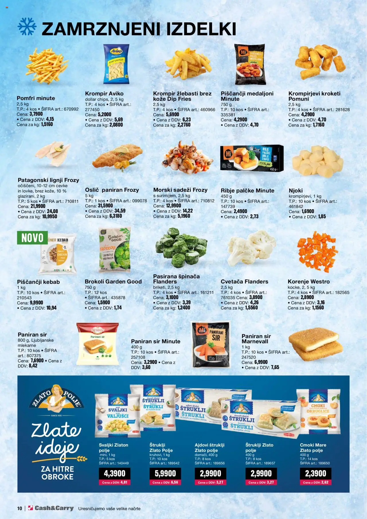 Mercator katalog │ velja od 01.09.2025 | Stran: 10 | Izdelki: Kos, Njoki, Krompir, Morski sadezi