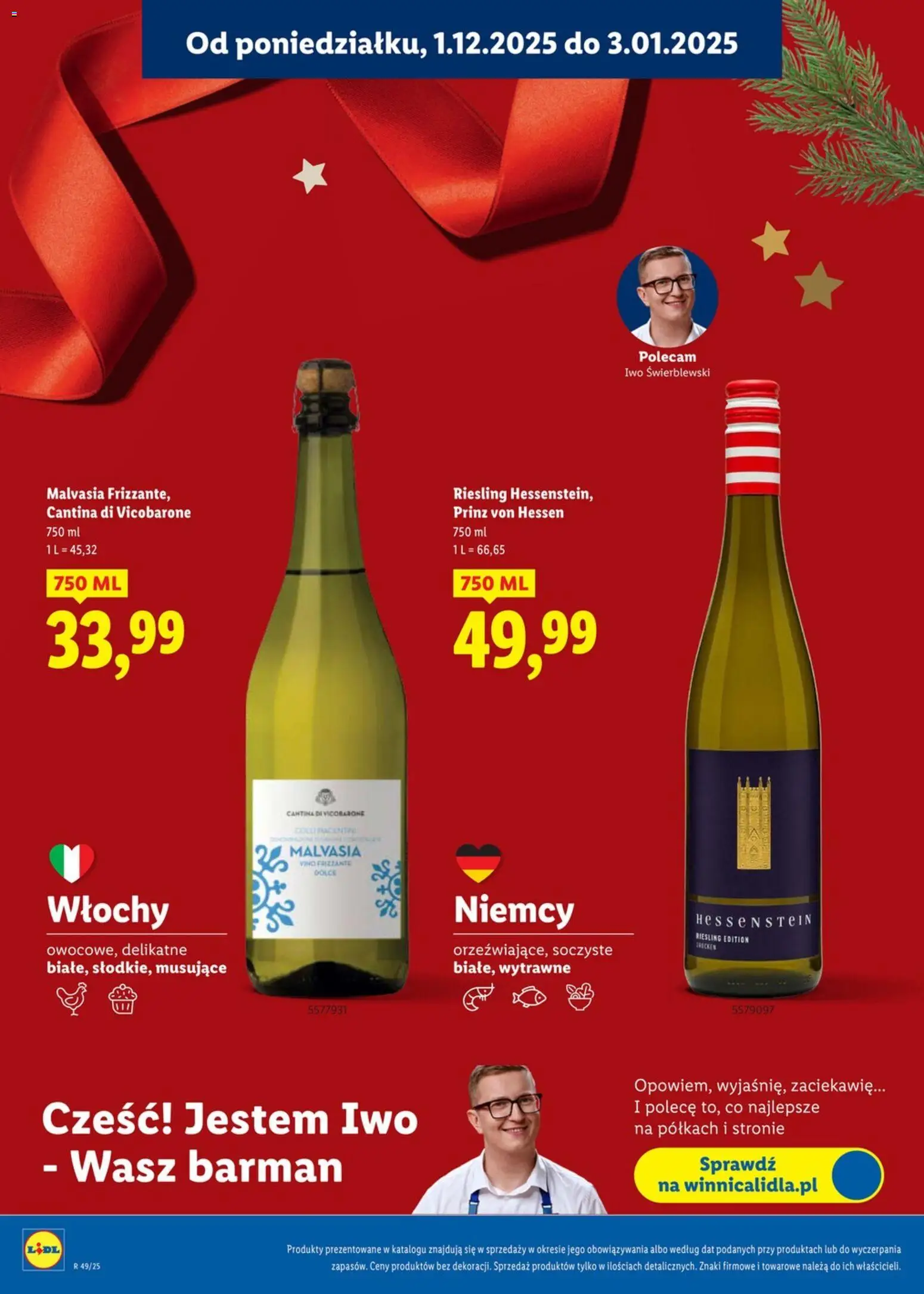 Lidl Katalog alkoholi mocnych i win online od 01.12.2025 | Strona: 2 | Produkty: Riesling