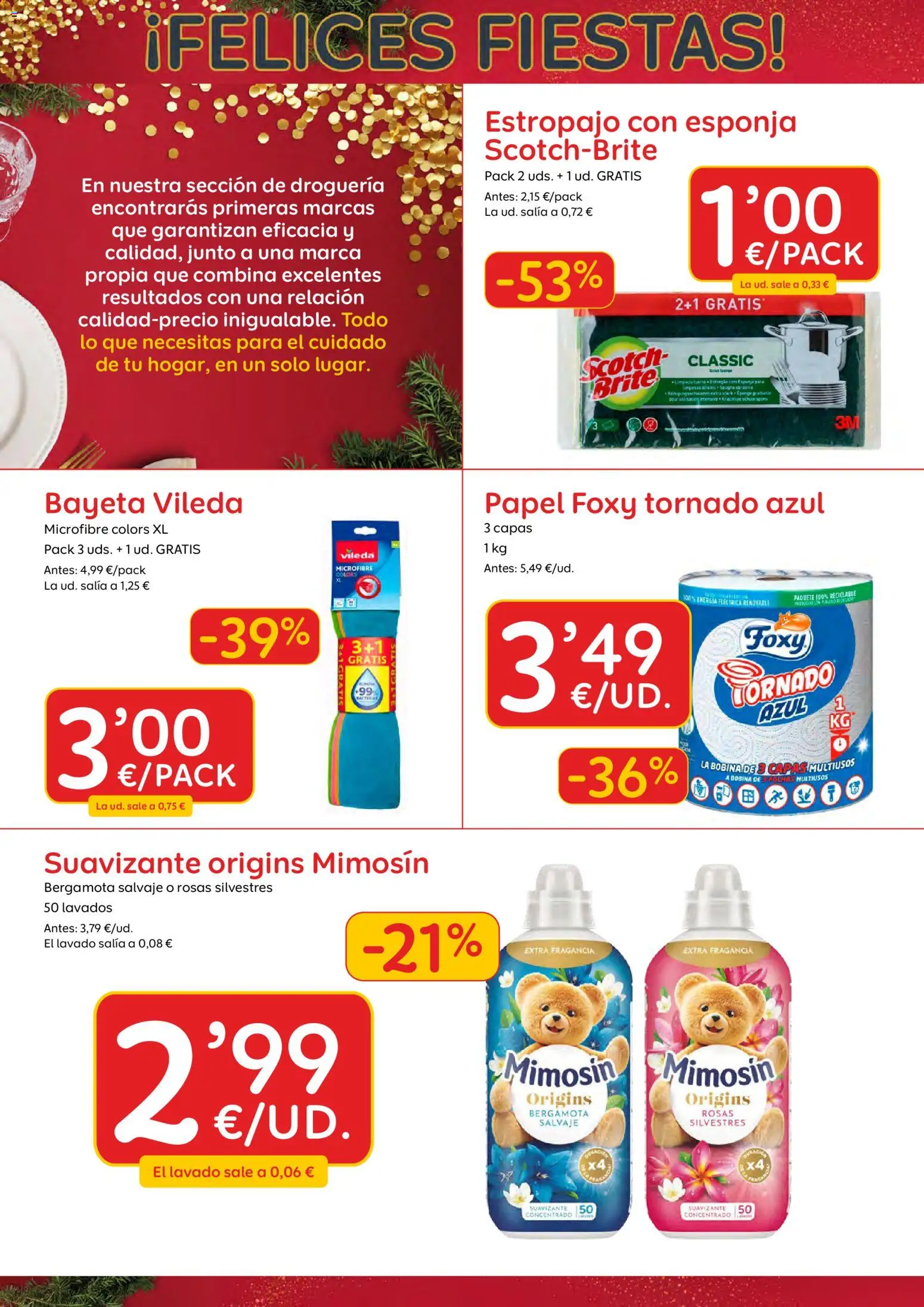 AhorraMas folleto │ válido desde el 20.11.2025 | Página: 16 | Productos: Esponja, Fragancia, Suavizante