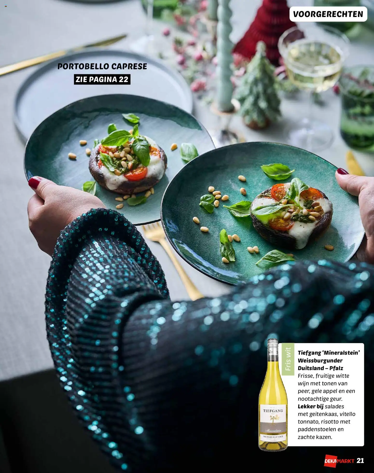 {H1} | Pagina: 21 | Producten: Wijn, Salades, Appel