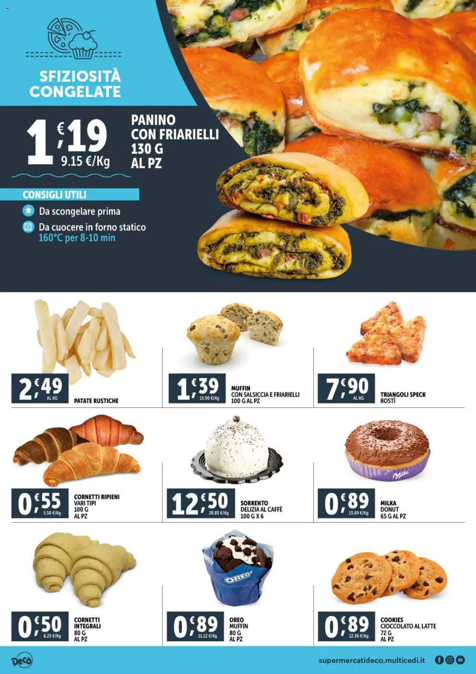 Volantino Decò del 07.11.2025 | Pagina: 4 | Prodotti: Speck, Muffin, Friarielli, Forno