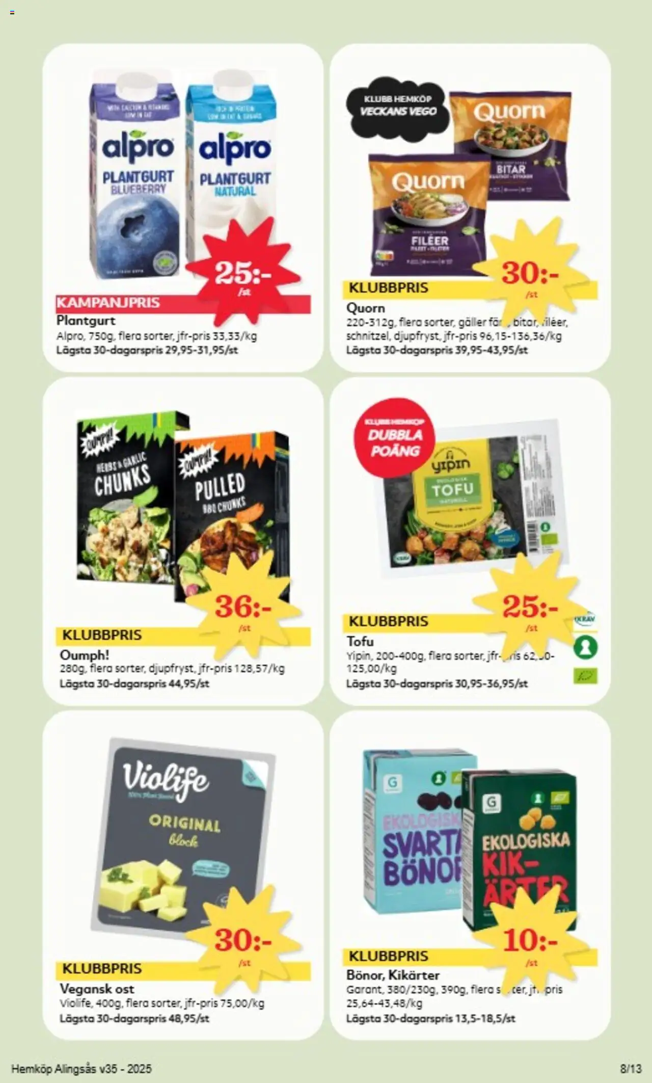 Hemköp reklamblad aktuell från 25.08.2025 | Sida: 8 | Produkter: Galler, Ost, Ris