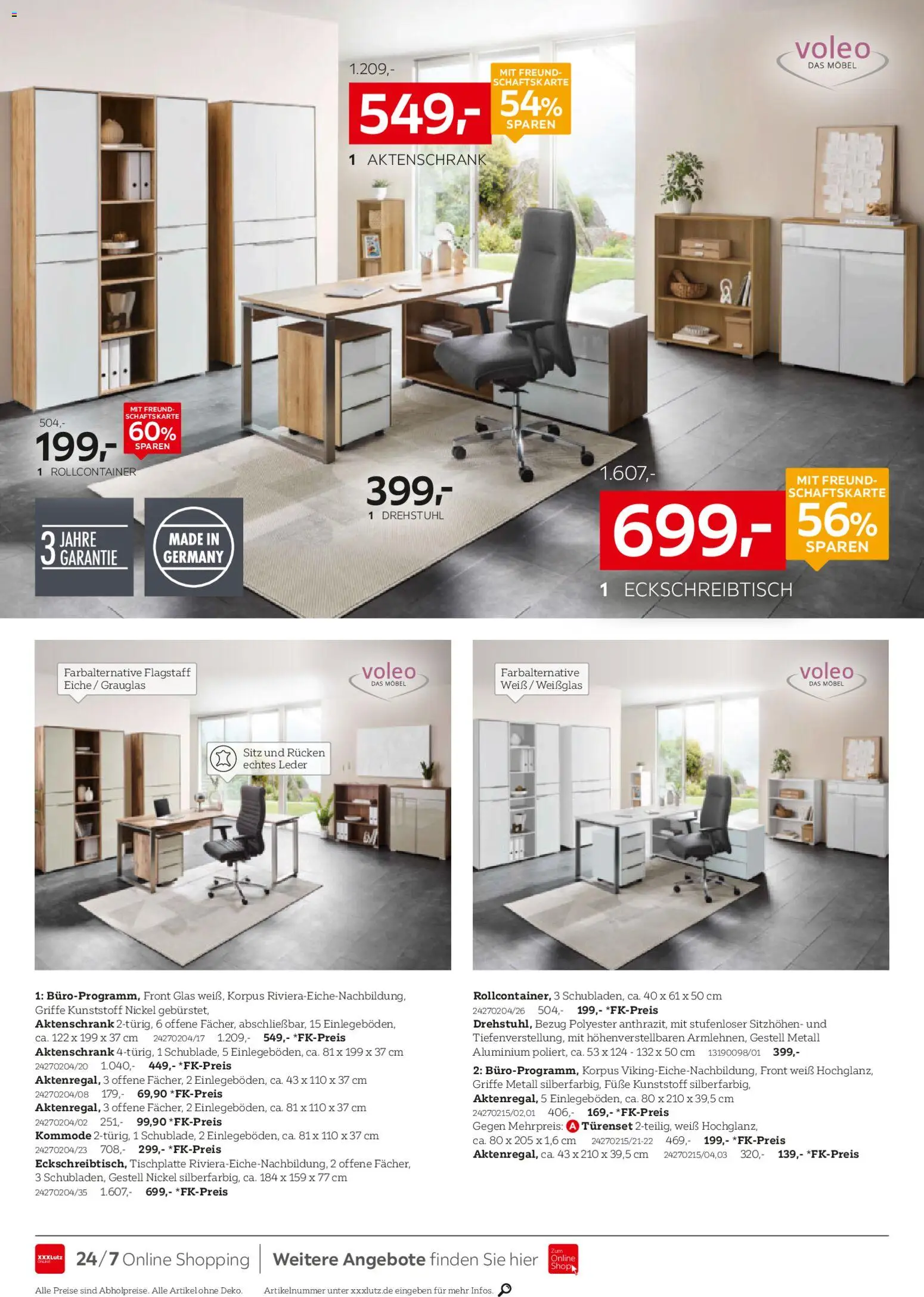 XXXL Lutz Büro Spezial – gültig ab 26.10.2025 | Seite: 2 | Produkte: Kommode, Rollcontainer