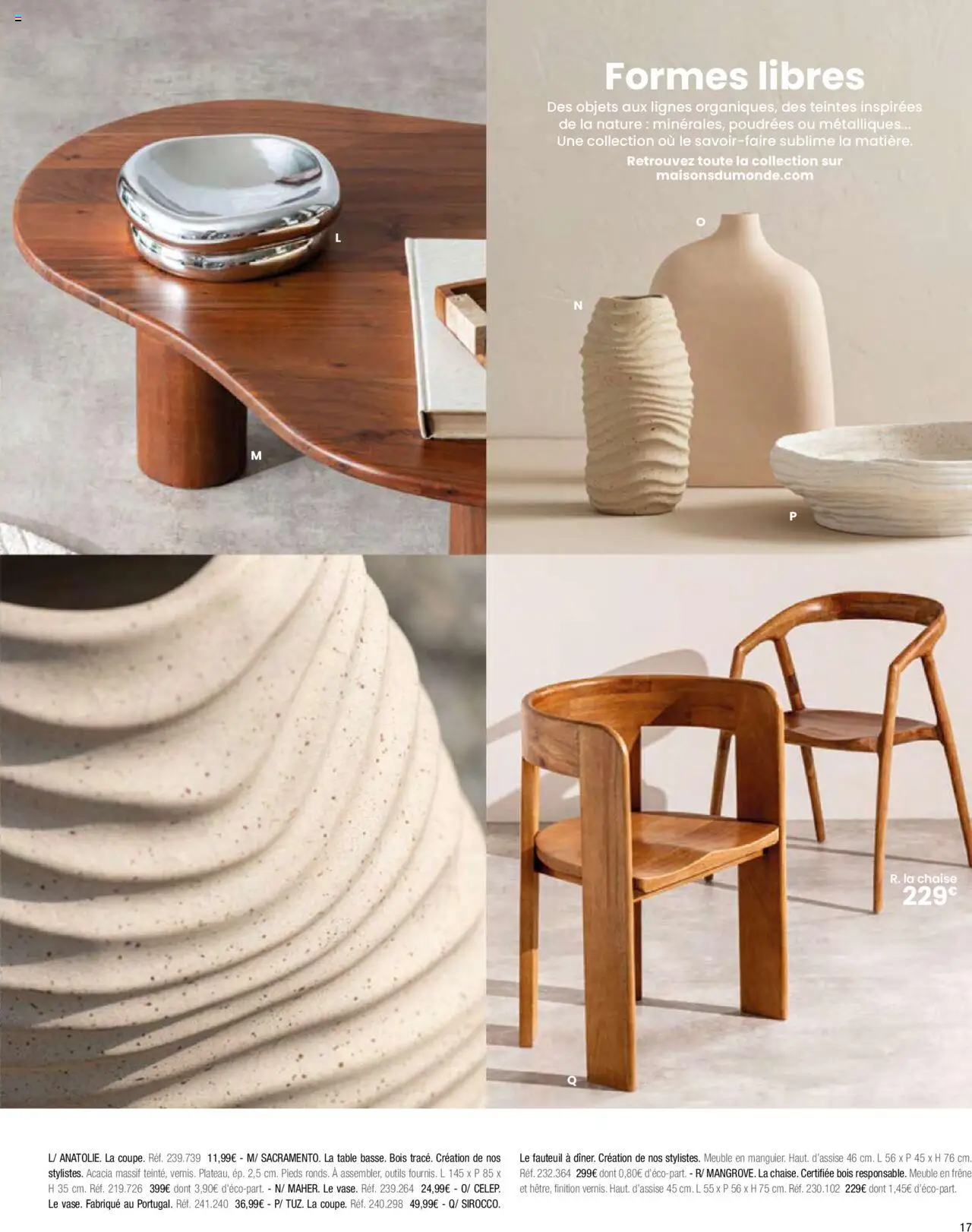 {H1} | Page: 19 | Produits: Fauteuil, Table, Chaise
