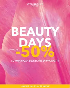 Anteprima del volantino Yves Rocher catalogo Beauty Days valido a partire dal 23.04.2026