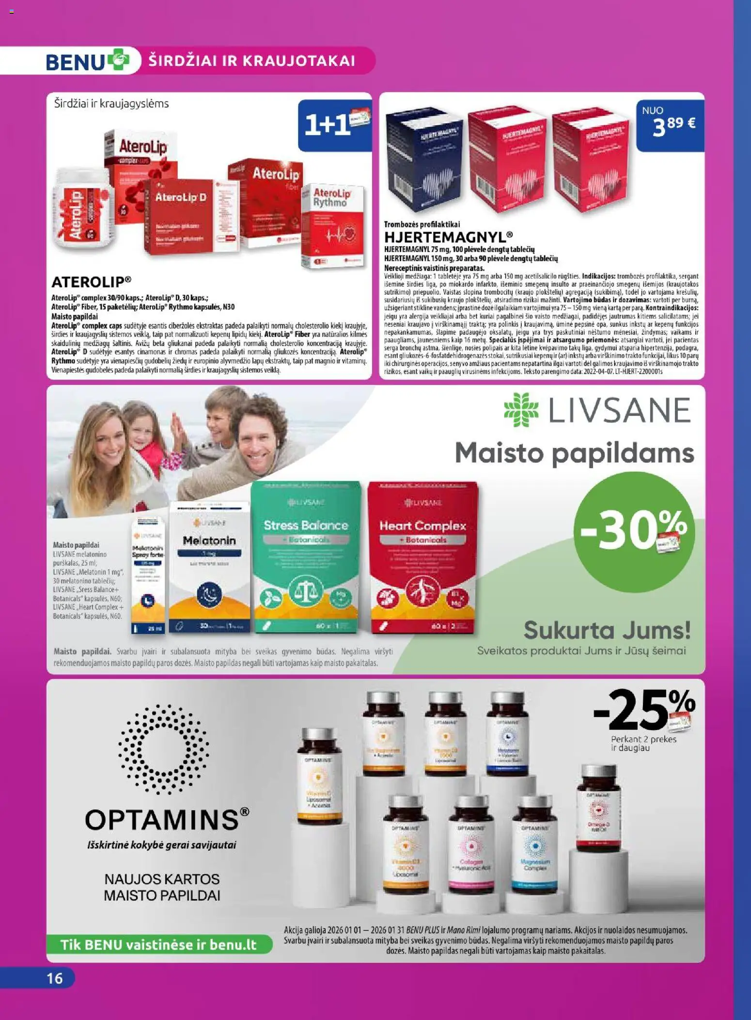 BENU akcijos nuo 01.01.2026 | Puslapis: 16