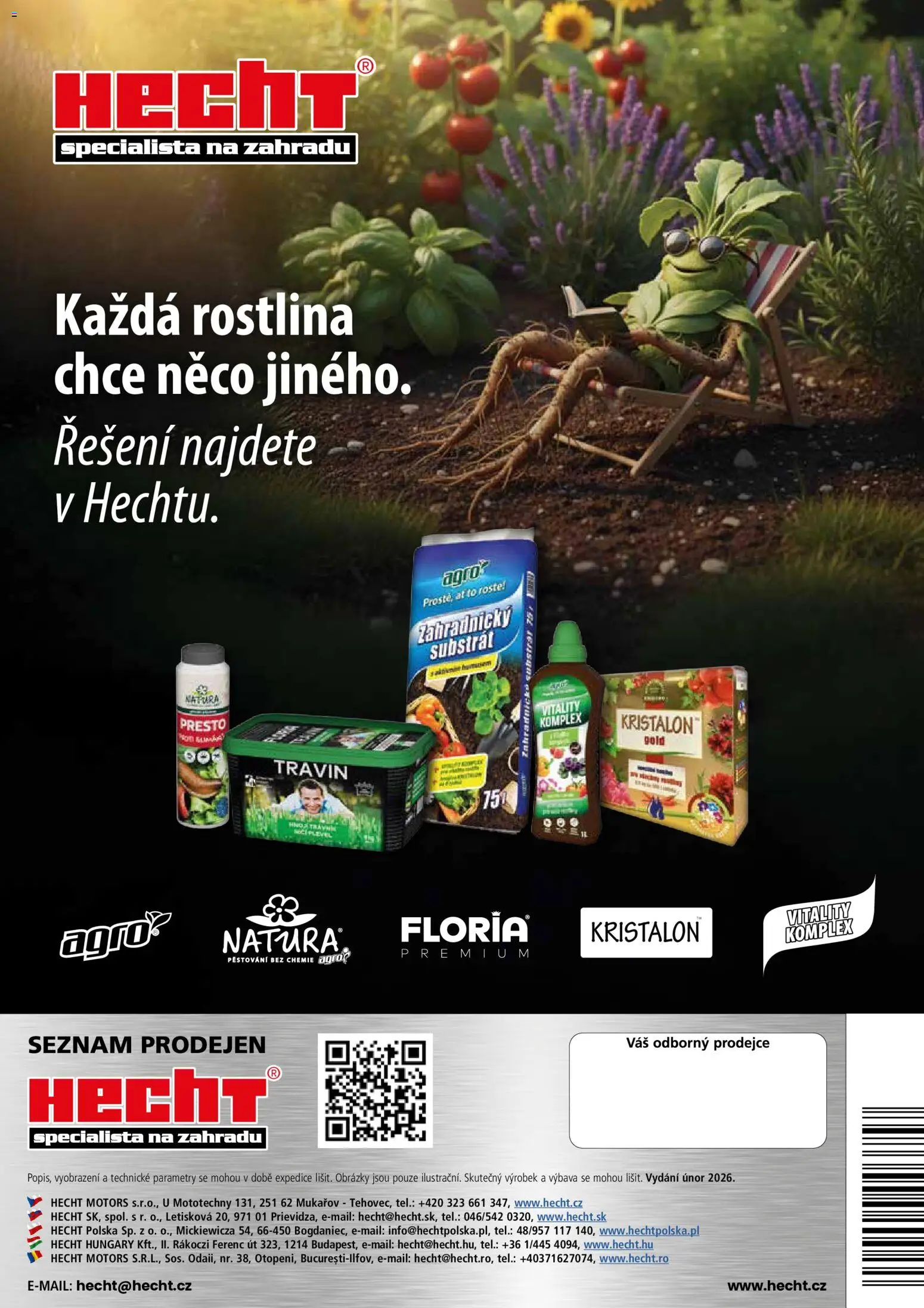 Hecht katalog - Jaro - léto 2026 od 19.02.2026 | Strana: 164 | Produkty: Hecht, Substrát, Zahradnický substrát