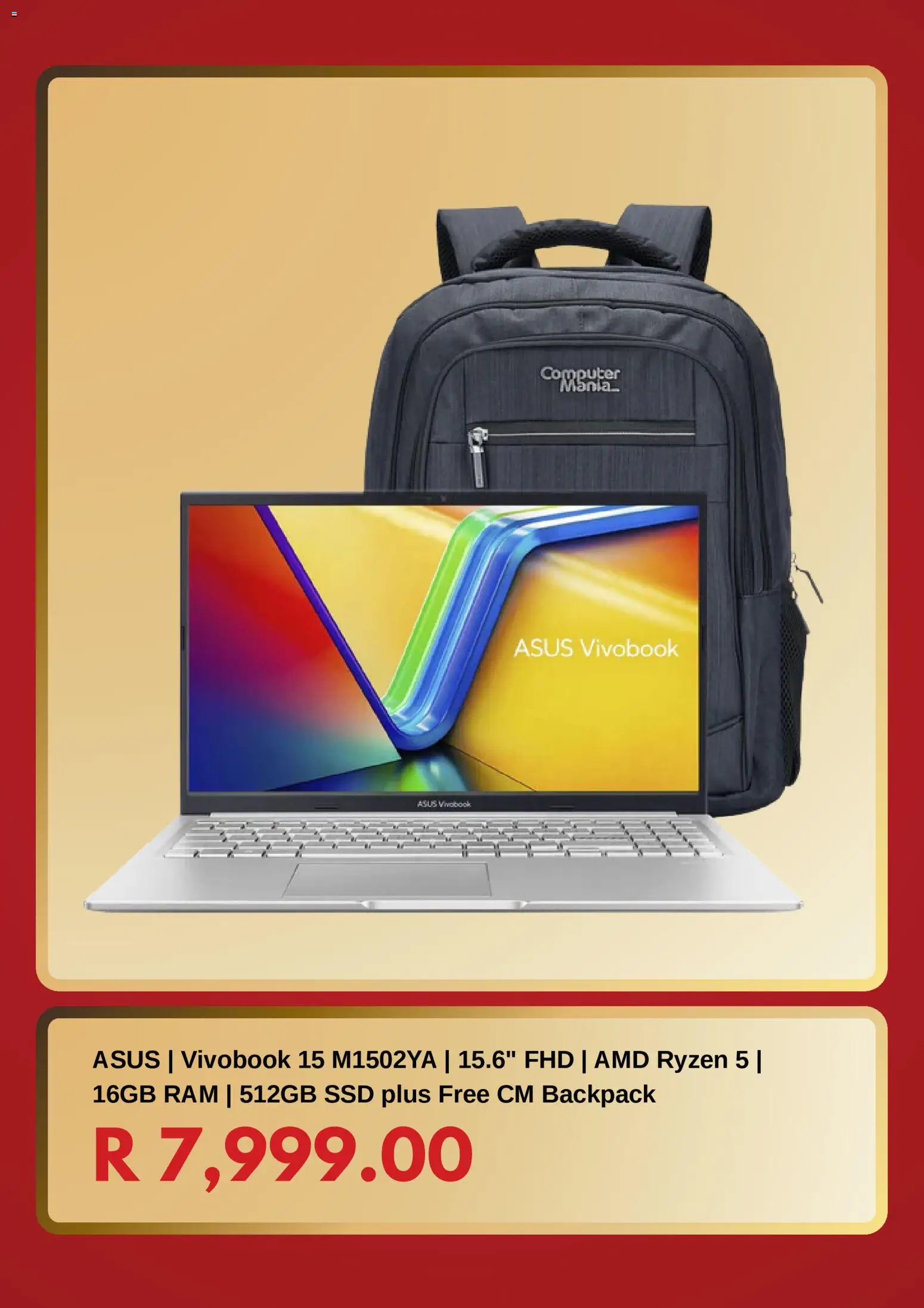 New Computer Mania catalogue – valid from 28.11.2025 | Page: 3 | Products: Computer, Backpack