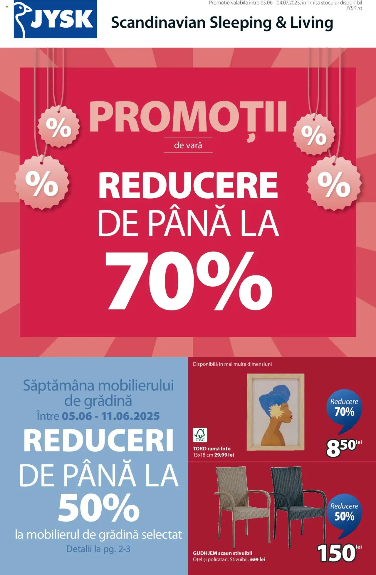 Catalog JYSK – valabil de la 05.06.2025 | Pagină: 1 | Produse: Scaun, Ramă foto