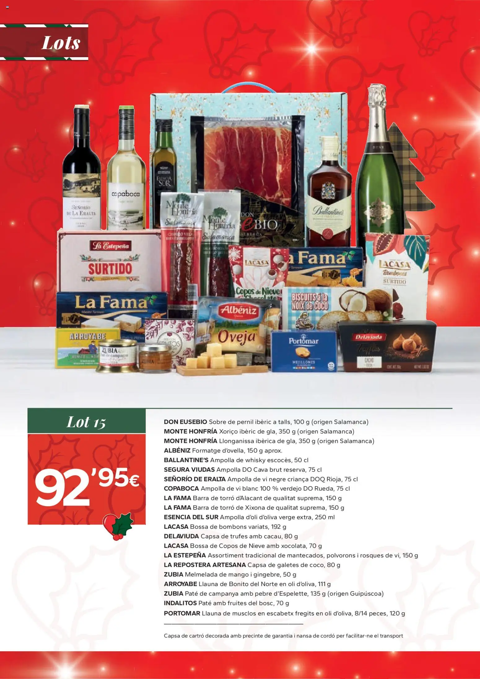Caprabo - Nadal 2025 Lots i paneres │ válido desde el 30.10.2025 | Página: 14 | Productos: Τυρόπιτα, Té, Copos, Whisky