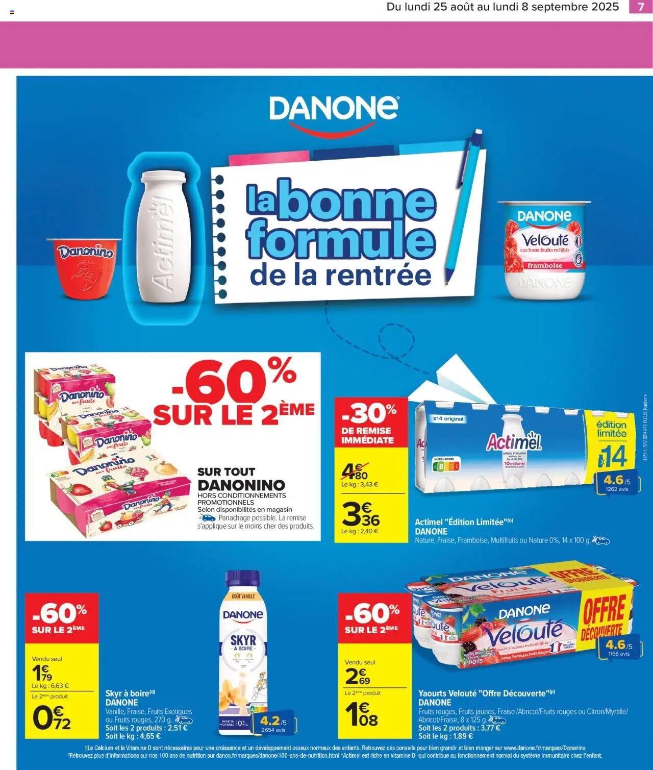  | Page: 9 | Produits: Fraise, Framboise, Yaourt, Skyr