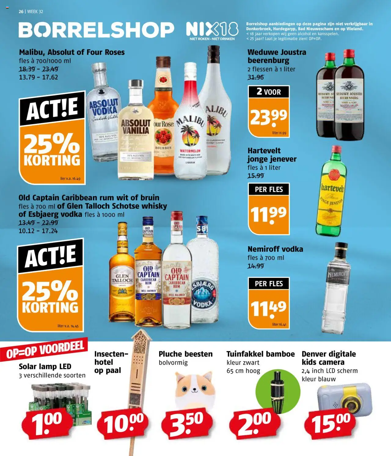  | Pagina: 26 | Producten: Bourbon, Whisky, Camera, Bad