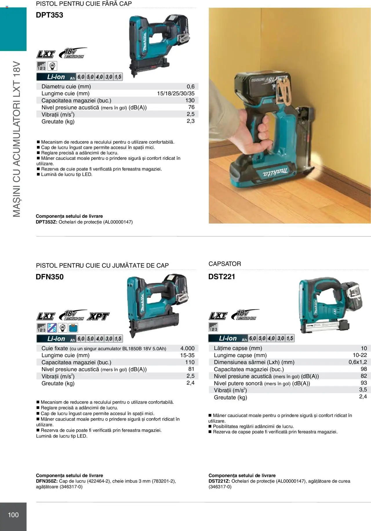 Noul catalog Makita – valabil de la 08.01.2025 | Pagină: 100 | Produse: Ochelari, Curea, Fereastră, Mâner