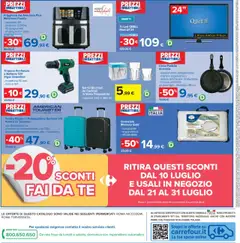 Volantino Carrefour del 10.07.2025 | Pagina: 42 | Prodotti: Tè, TV, Trolley, Guanciale