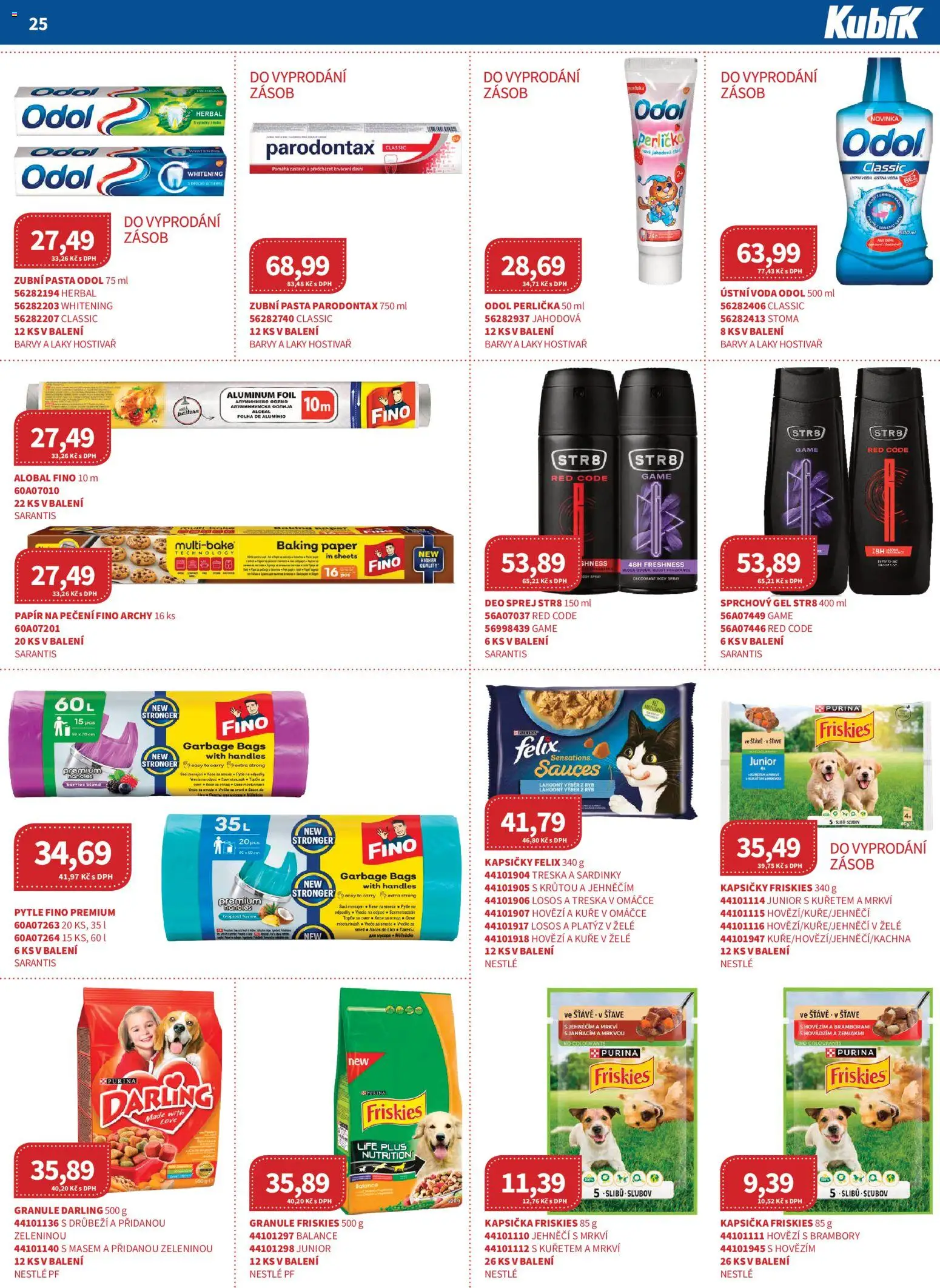 Kubík leták - Velkoobchod 04/2026 od 01.04.2026 | Strana: 25 | Produkty: Deodorant, Voda, Alobal, Body
