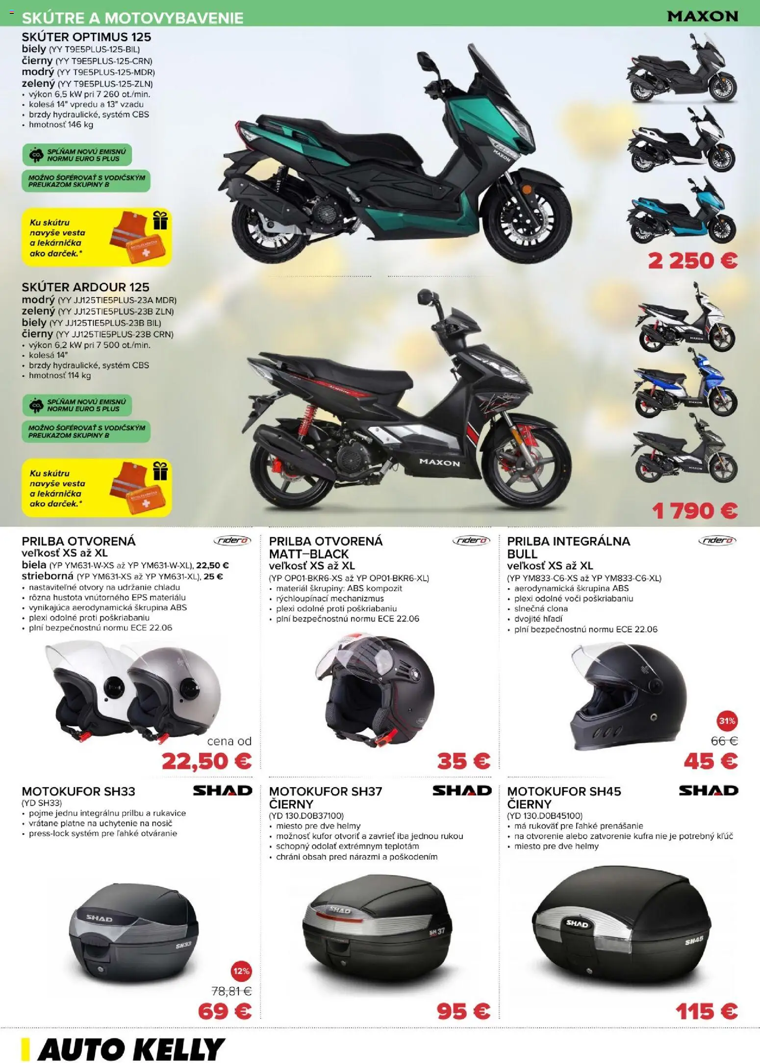 Nové Auto Kelly akcie – leták je platný od 31.03.2026 | Strana: 6 | Produkty: Vesta, Kufor, Rukavice