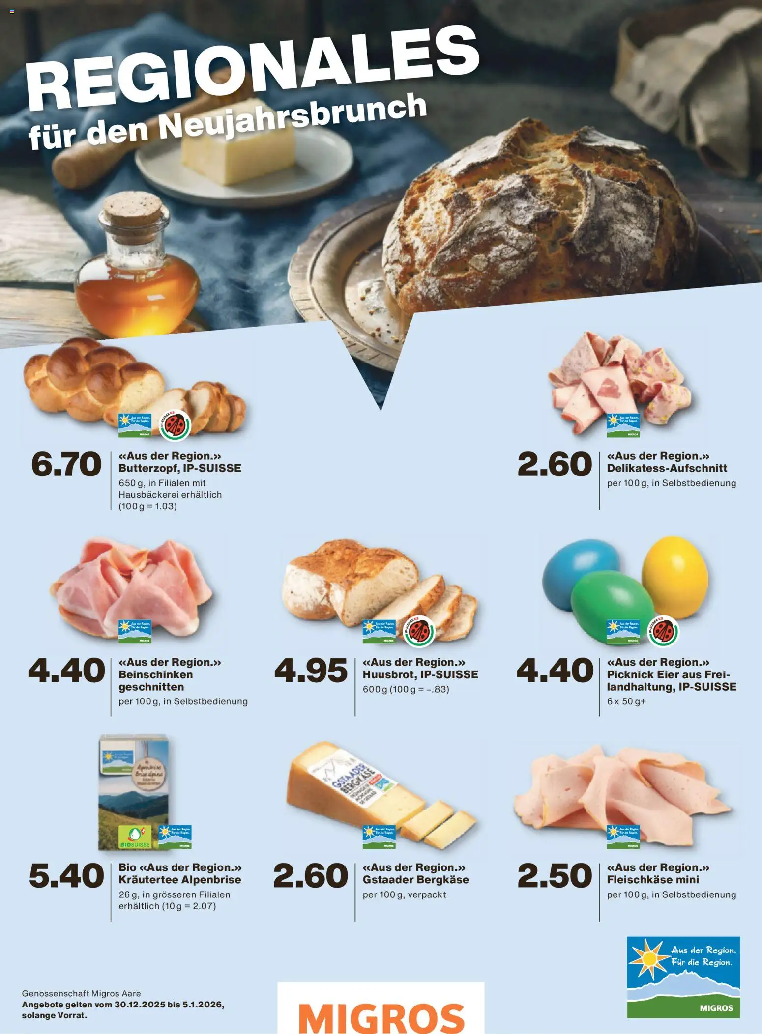 Migros Magazin – gültig ab 29.12.2025 | Seite: 33 | Produkte: Eier