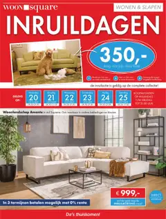 Woonsquare - Folder - Voorbeeld van een folder van Woonsquare, geldig van 20.10.2025