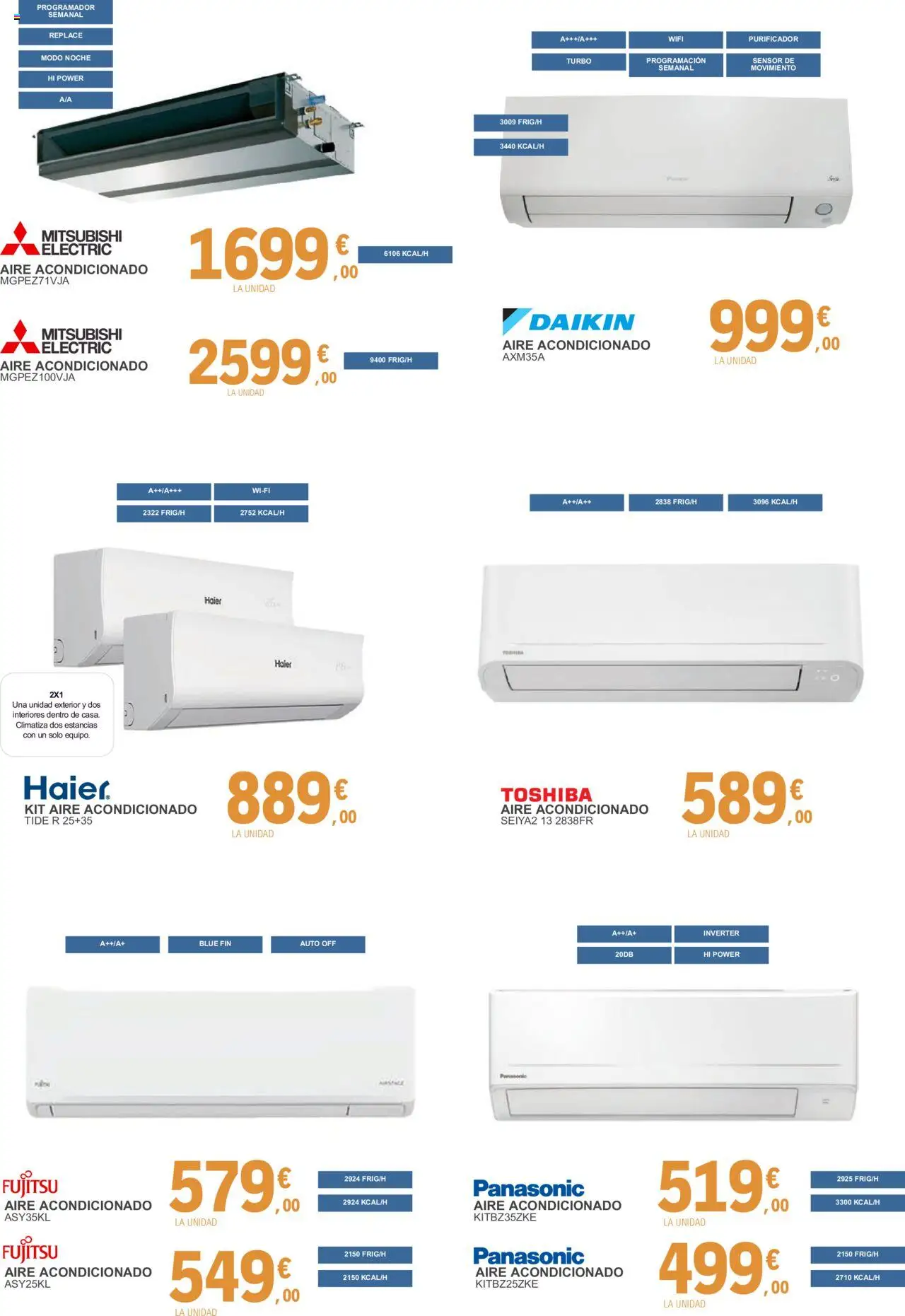 E.Leclerc - Especial Electrodomésticos │ válido desde el 09.06.2025 | Página: 6 | Productos: Aire acondicionado