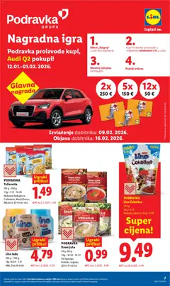 PODRAVKA Lino Čokolino, 1.8 kg - Pregled kataloga iz trgovine Lidl, vrijedi od 26.01.2026 | Stranica: 7