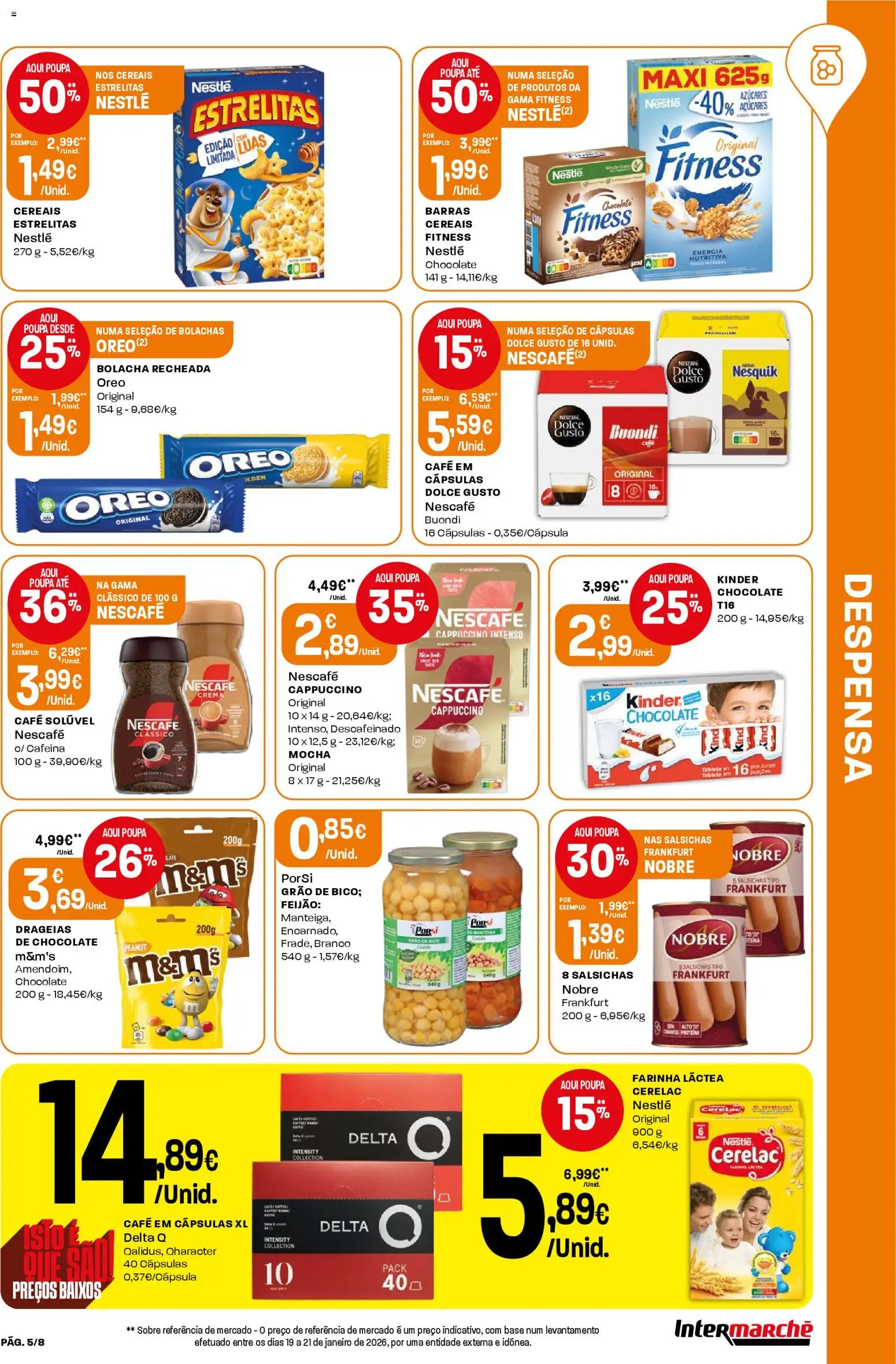 Intermarché Folheto Mini │ válido de 26.02.2026 | Página: 5 | Produtos: Farinha láctea, Nestlé, Café, Cereais