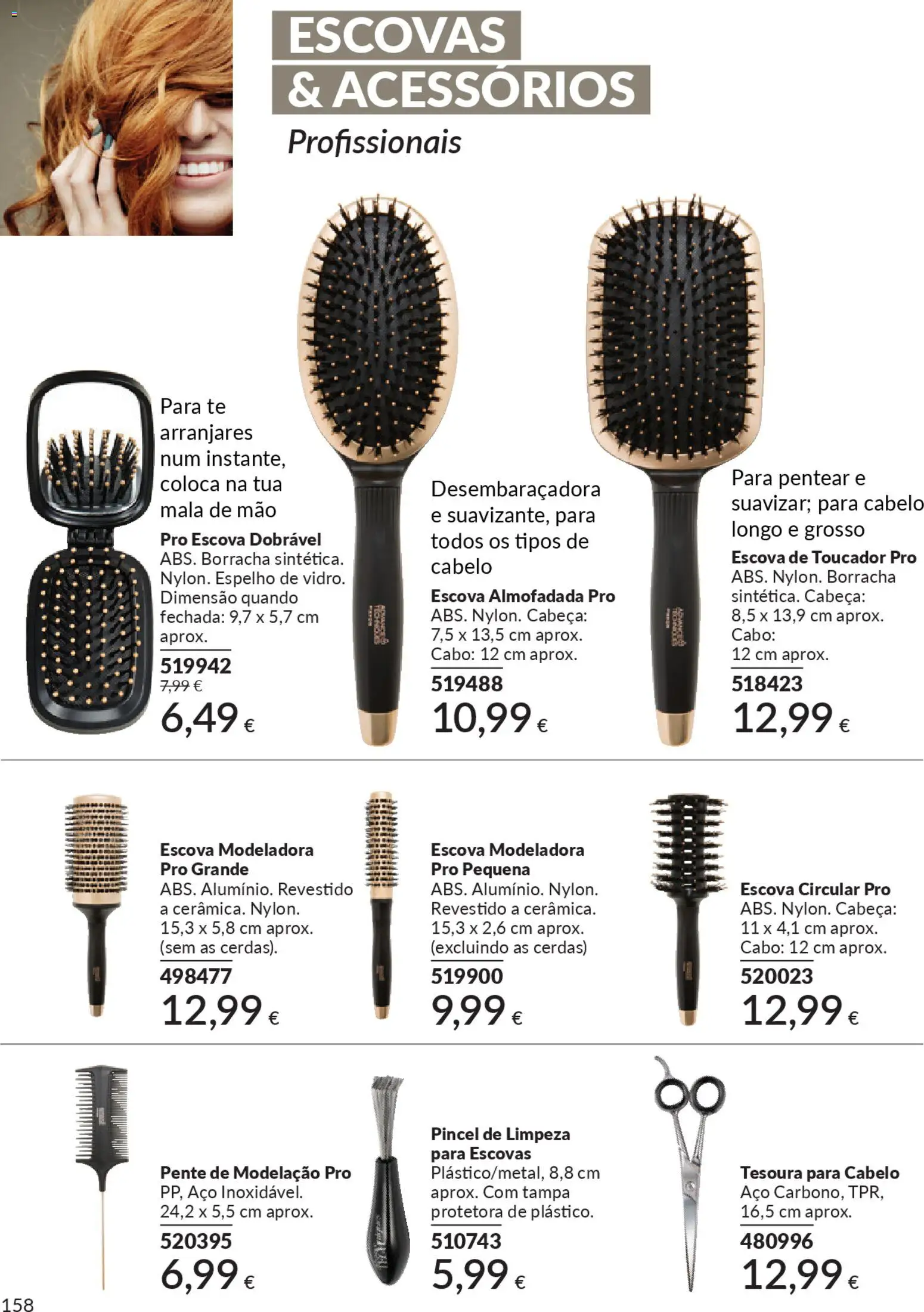 Catálogo Avon Campanha 2 │ válido de 01.02.2026 | Página: 168 | Produtos: Cabo, Pente, Pincel, Espelho