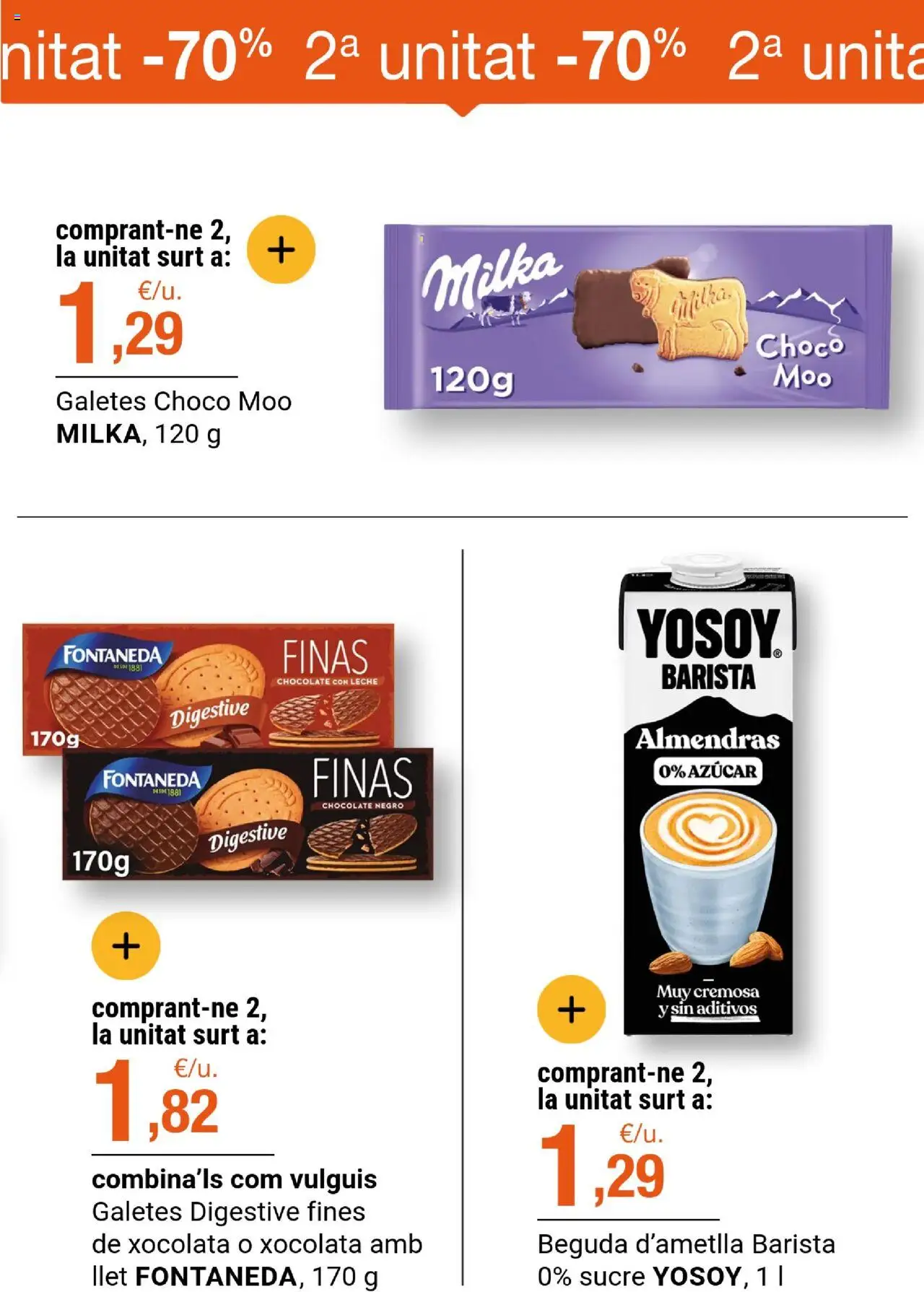 Bonpreu folleto │ válido desde el 23.09.2025 | Página: 65 | Productos: Leche, Chocolate, Chocolate con leche