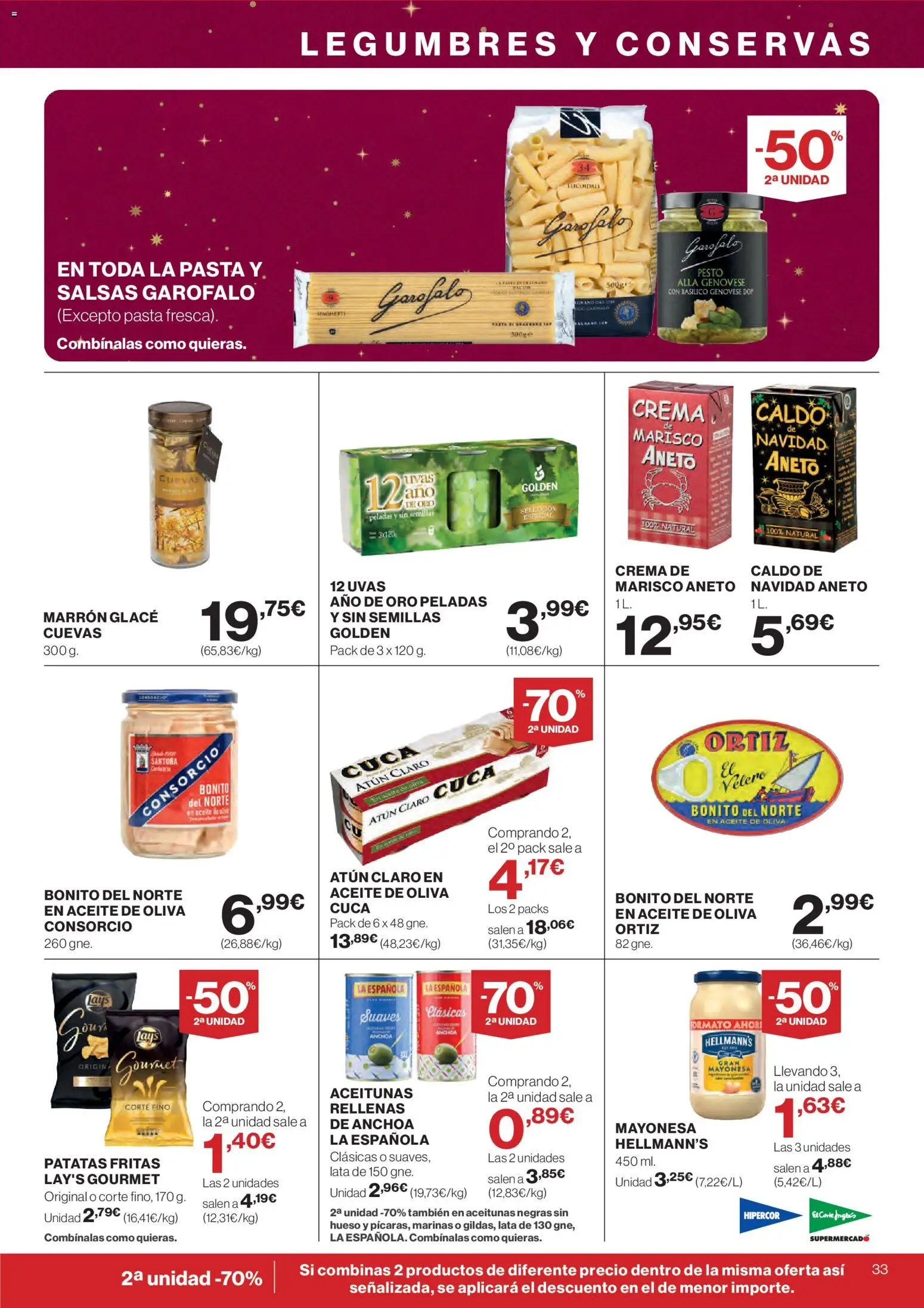 El Corte Inglés ofertas │ válido desde el 18.12.2025 | Página: 35 | Productos: Aceite, Pasta, Crema, Aceite de oliva