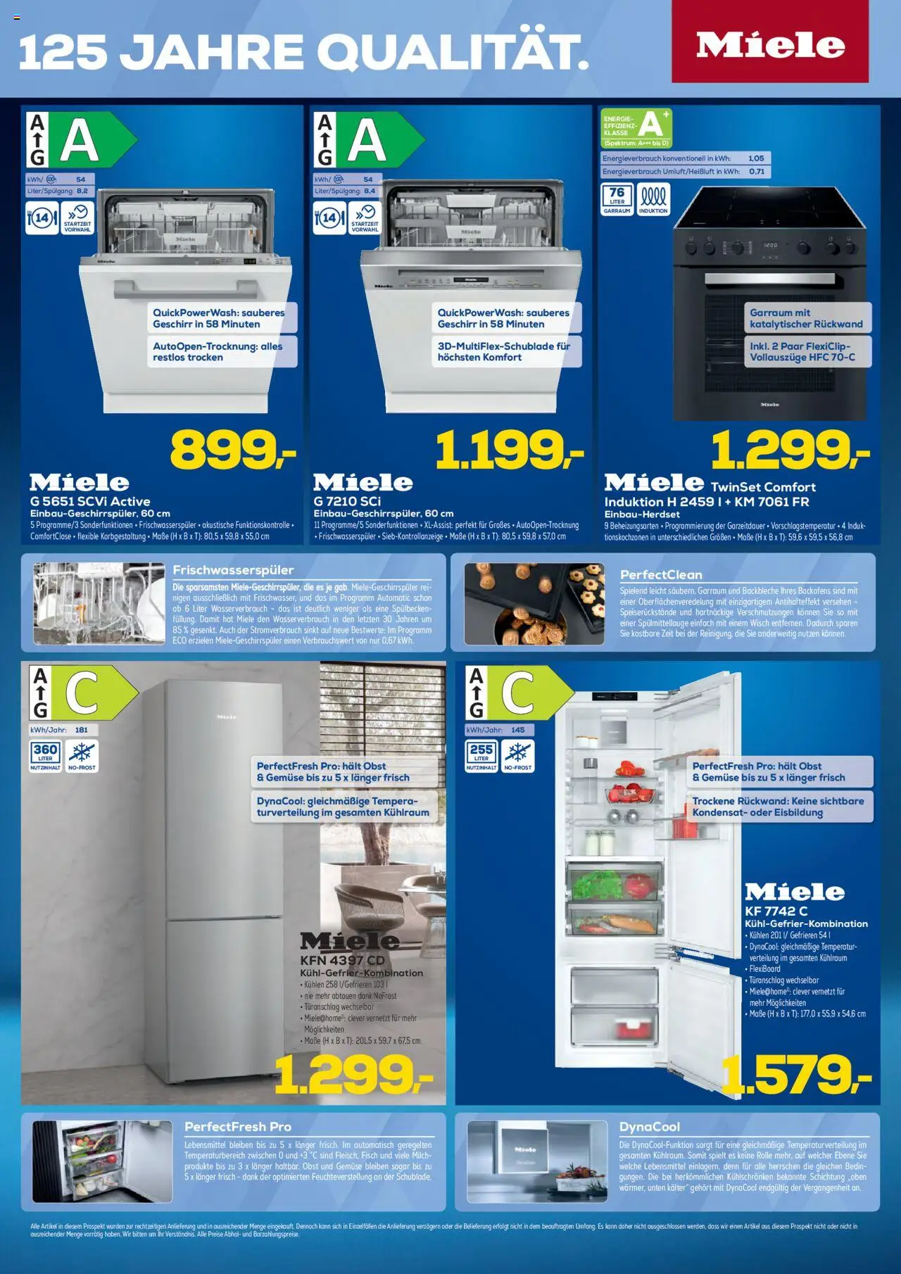 Euronics Prospekt 	 – gültig ab 17.09.2025 | Seite: 3 | Produkte: Miele, Milch, Gemüse, Obst
