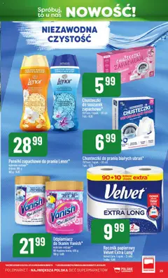 POLOmarket Gazetka - Nowości od 14.08.2025 | Strona: 29 | Produkty: Vanish, Rolki, Zapach, Ręcznik papierowy