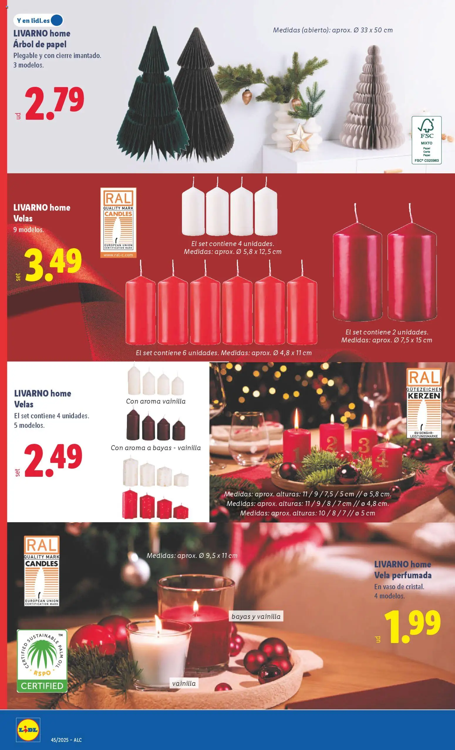 Lidl folleto de bazar │ válido desde el 03.11.2025 | Página: 24 | Productos: Vela, Βραχιόλι