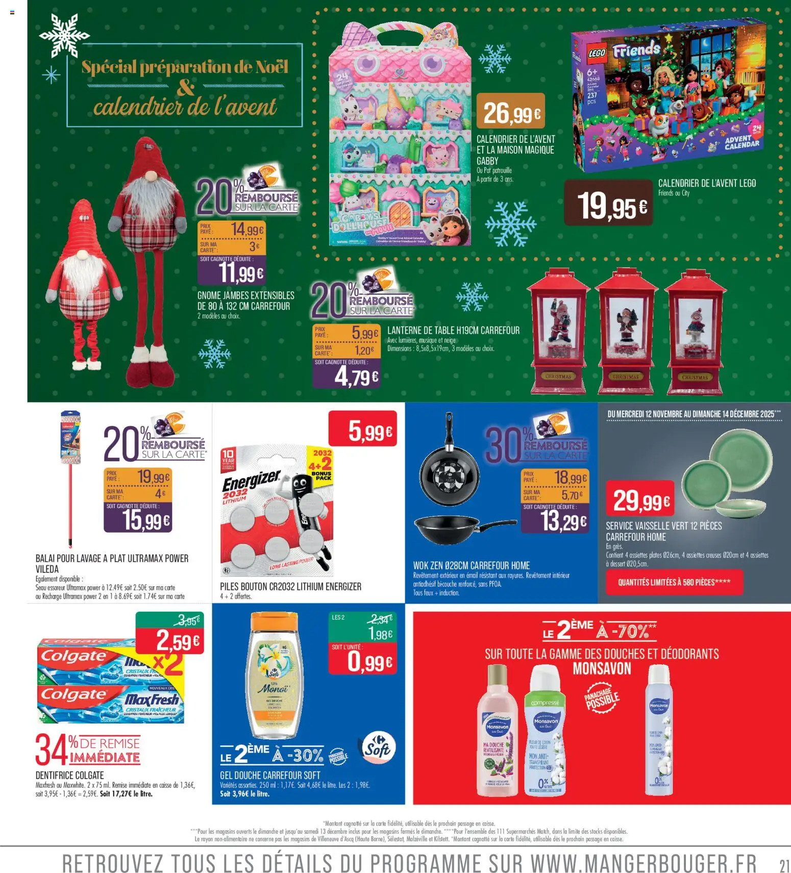 {H1} | Page: 21 | Produits: Gel douche, Dentifrice, Table, Vileda