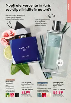 Ofertele Oriflame valabile de la 03.12.2025 | Pagină: 53 | Produse: Apă de parfum, Parfum, Apă de toaletă, Apă