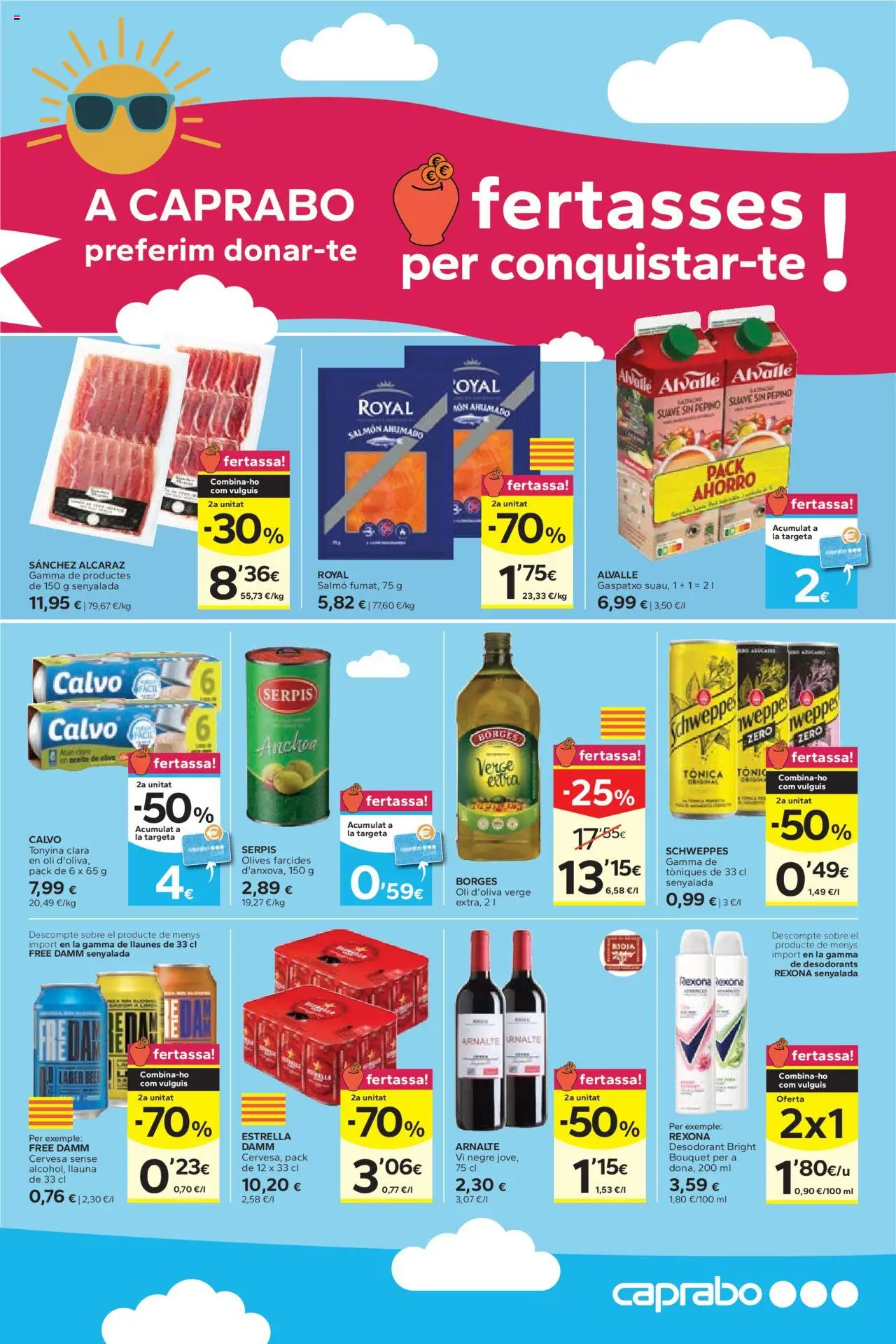 Caprabo - Provincia de Barcelona │ válido desde el 14.08.2025 | Página: 3 | Productos: Στιγμιαίος καφές, Aceite, Aceite de oliva, Anchoa