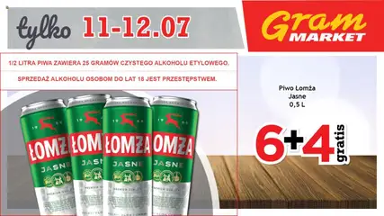 Pogląd oferty "Gram Market Gazetka - Niesłychanie Niskie Ceny" - ważna od 11.07.2025