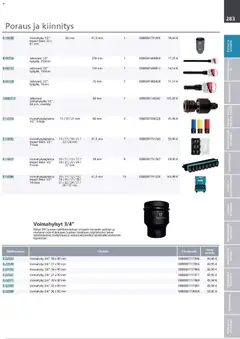 Makita-mainoslehti voimassa 24.03.2026 alkaen | Sivu: 283 | Tuotteet: Monitoimikone, Käsineet
