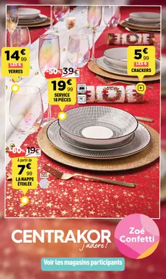 Centrakor - Prévisualisation de Centrakor Fêtes réussies + tables de réveillons valide à partir de 08.12.2025