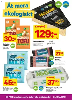 City Gross reklamblad aktuell från 15.09.2025 | Sida: 7 | Produkter: Smörgåspålägg, Ost, Ägg, Majs