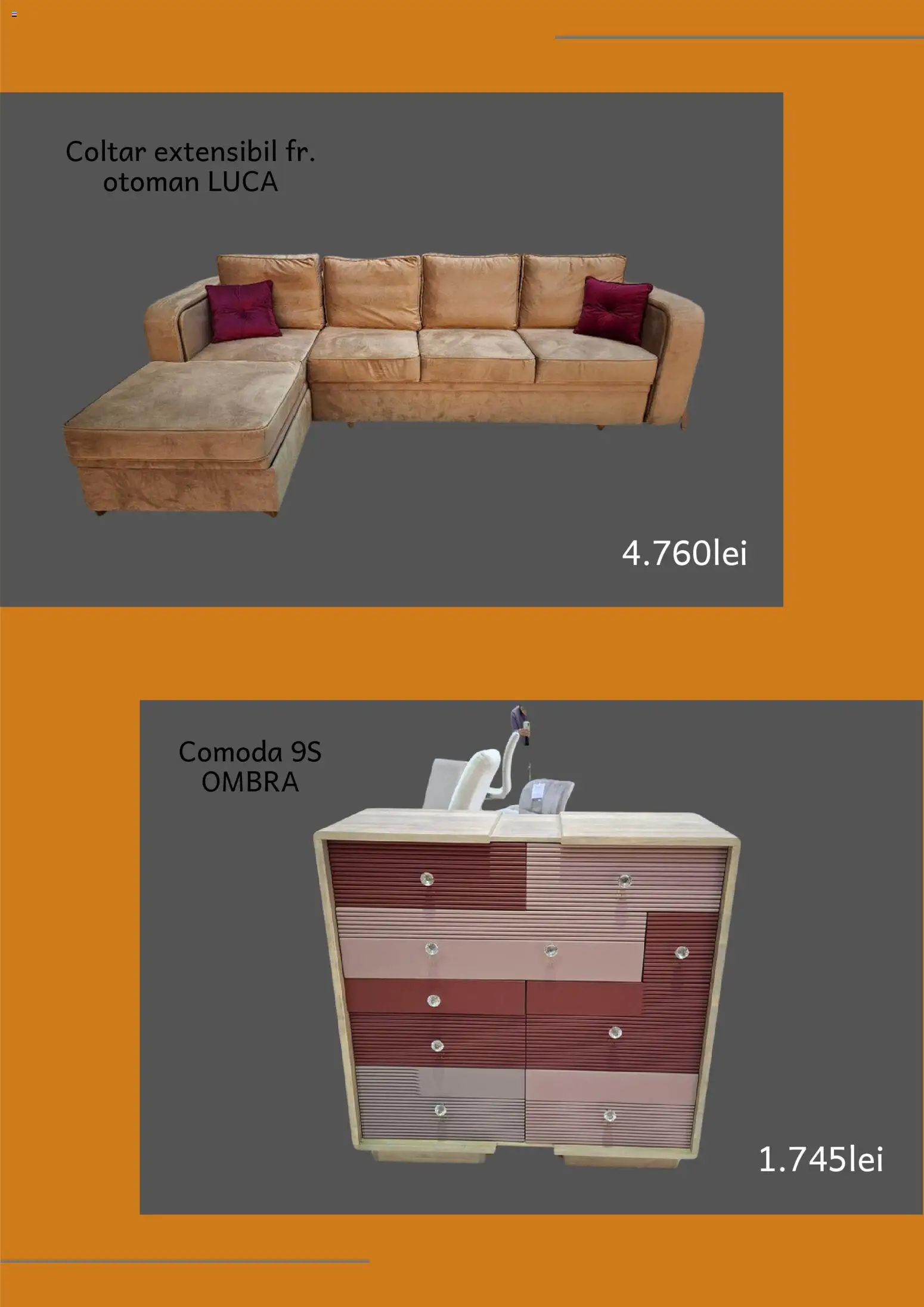 Noul catalog Elvila – valabil de la 25.11.2025 | Pagină: 6 | Produse: Colțar, Comodă