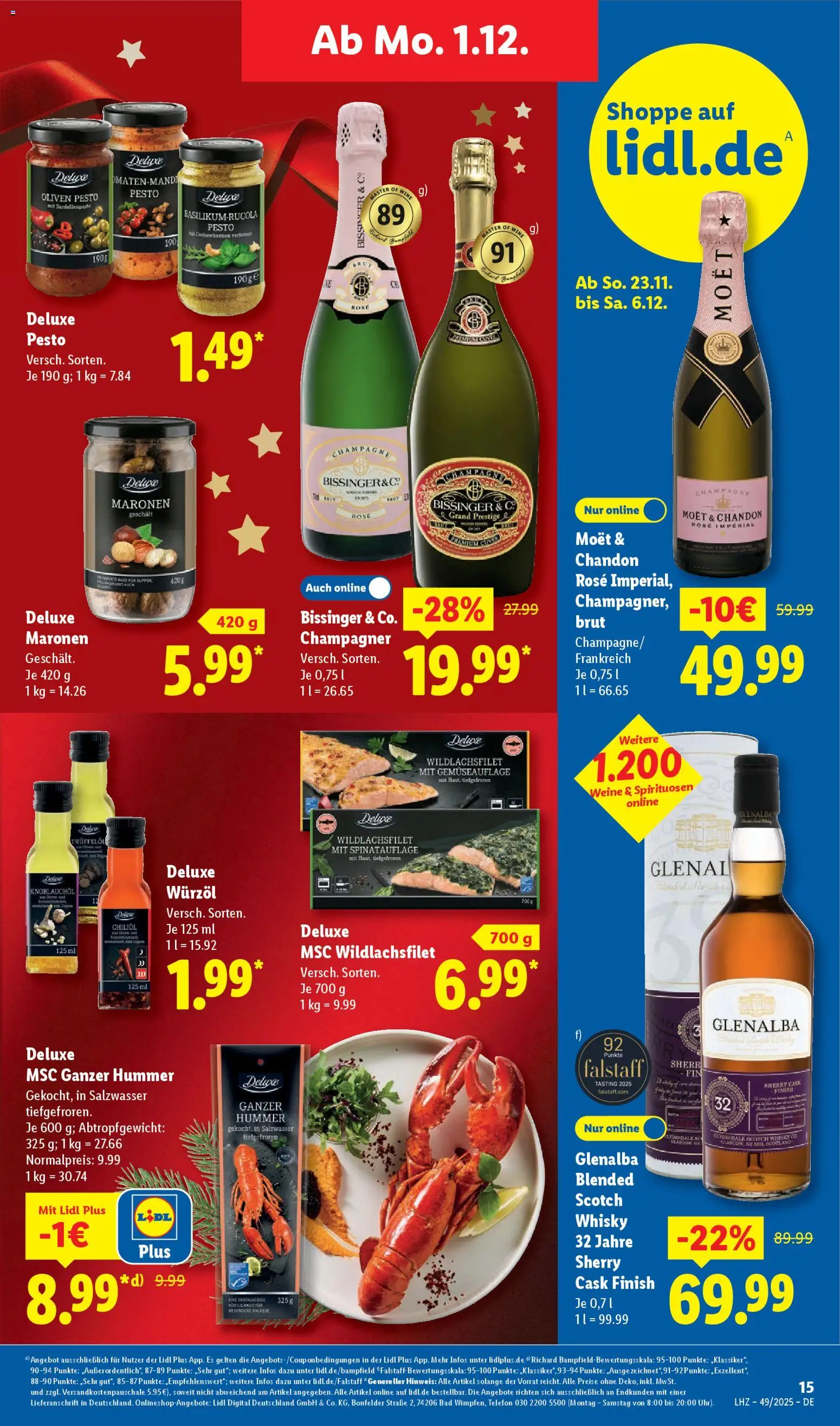 Lidl Prospekt Uffenheim – gültig ab 01.12.2025 | Seite: 27 | Produkte: Whisky, Bad, Finish, Telefon