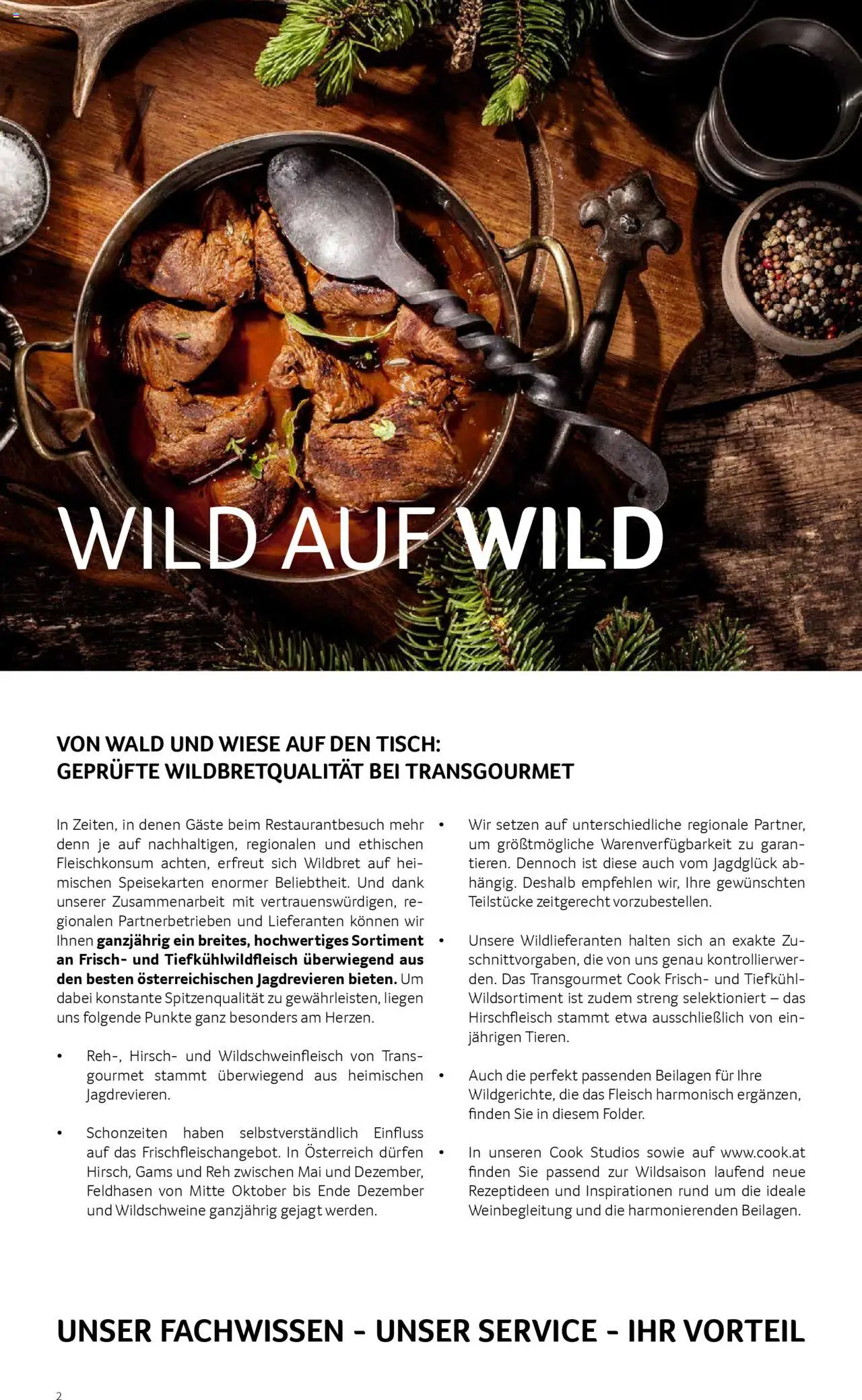 Transgourmet Highlight-Folder Wild gültig ab 26.08.2024 | Seite: 2 | Produkte: Tisch