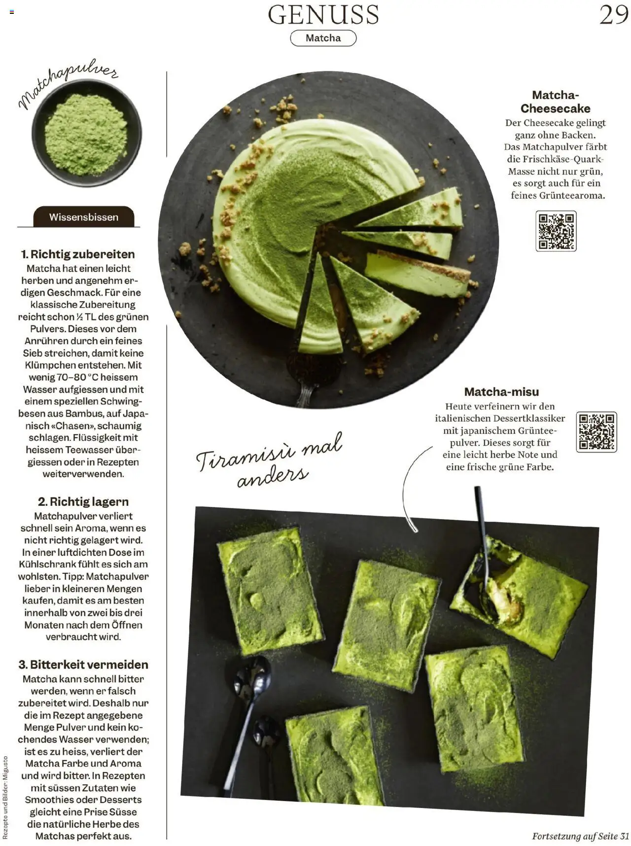 Migros Magazin – gültig ab 06.10.2025 | Seite: 29 | Produkte: Pulver, Wasser, Bilder, Kühlschrank