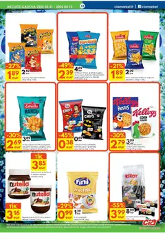 ČIA MARKET leidinys galioja nuo 31.03.2026 | Puslapis: 18 | Prekių: Kremas, Kiaušiniai, Guminukai, Traškučiai