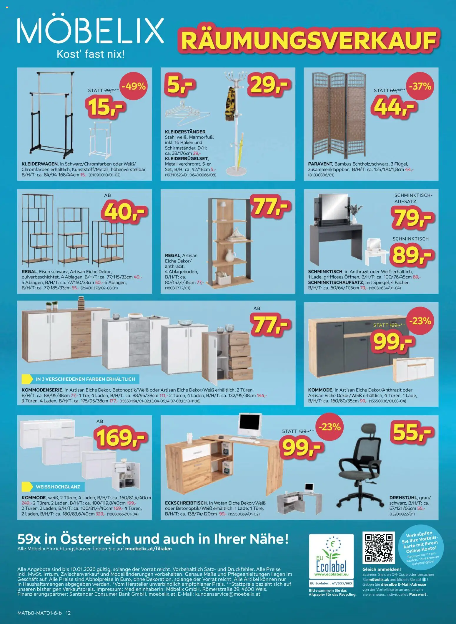 Möbelix Räumungs-Verkauf gültig ab 30.12.2025 | Seite: 12