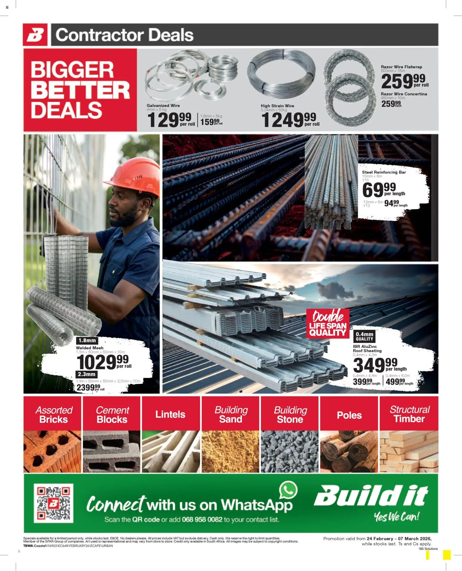 New Build It catalogue – valid from 24.02.2026 | Page: 8 | Products: Art, Cement