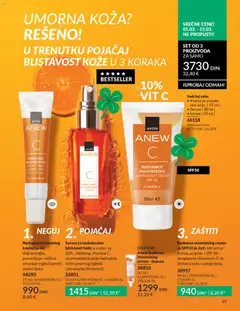 Radiance maximising krema za oči, daje energiju, posvetljuje i vidljivo smanjuje izgled tamnih podočnjaka. - pregled AVON kataloga - važi od 28.02.2026 | Strana: 39 | Proizvode: Krema