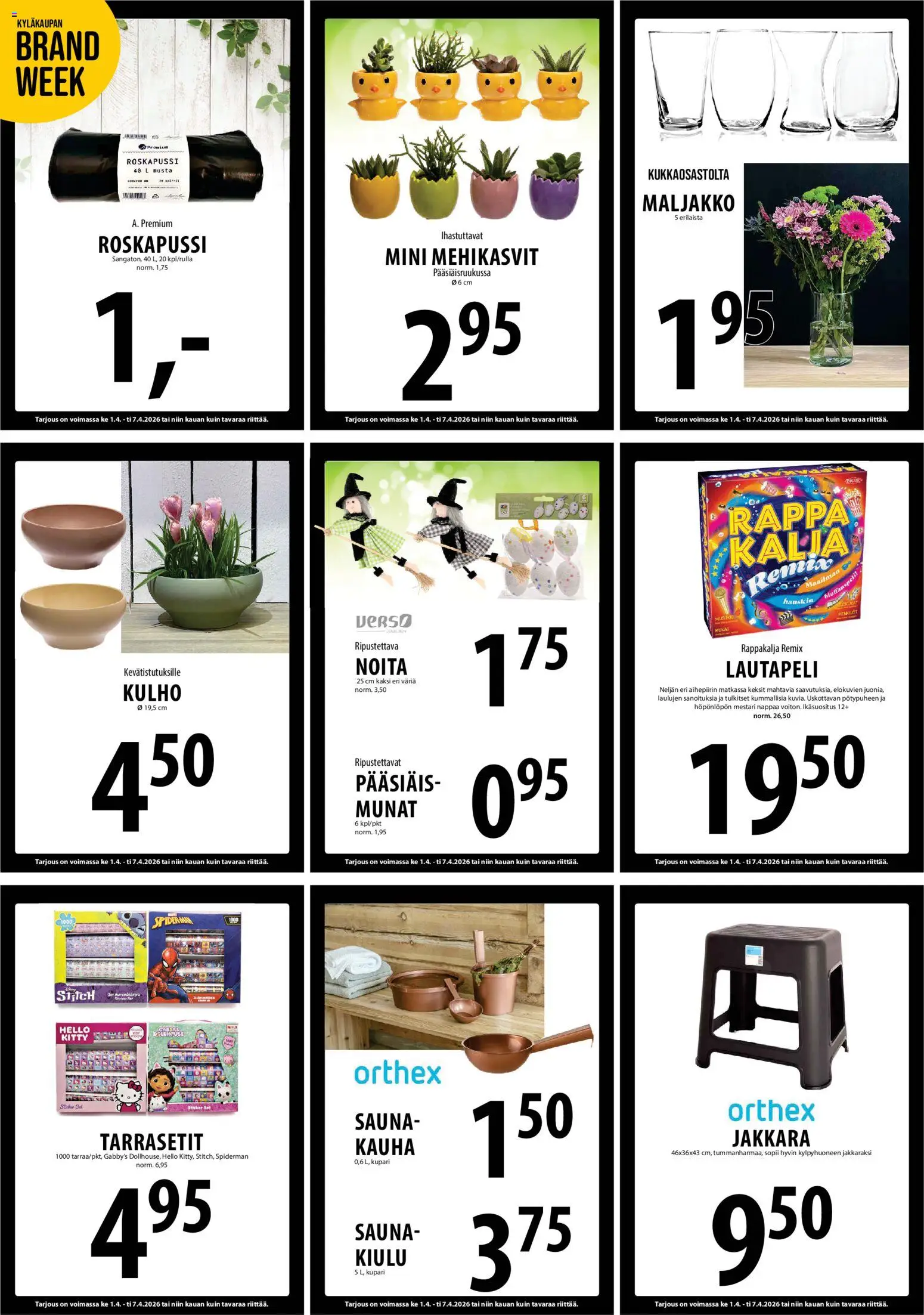 Tuuri tarjoukset – voimassa 01.04.2026 alkaen | Sivu: 19