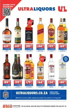 Preview of Ultra Liquors specials valid from 16.08.2025