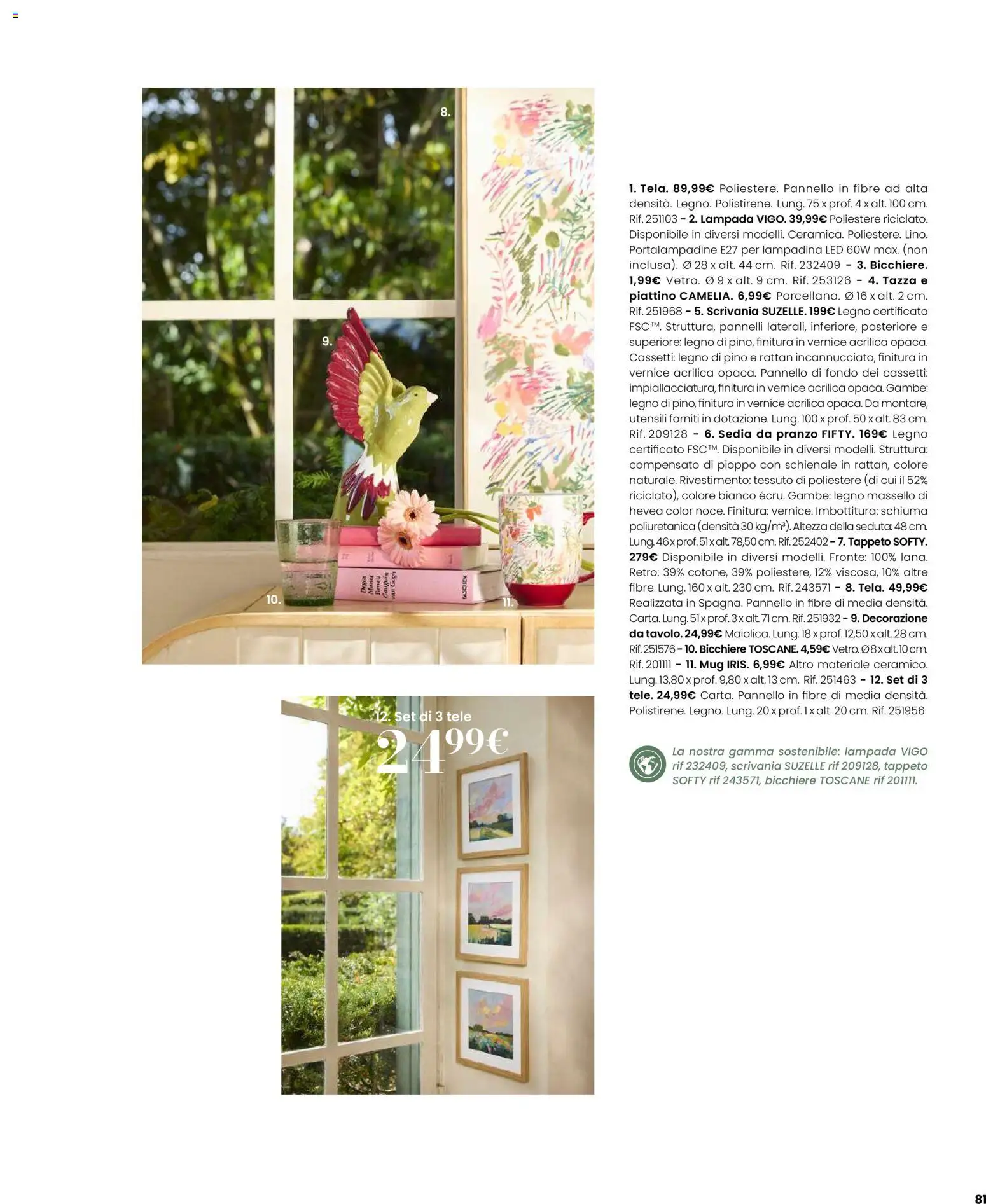 Volantino Maisons du Monde del 12.02.2026 | Pagina: 81 | Prodotti: Sedia, Scrivania, Tappeto, Lampada